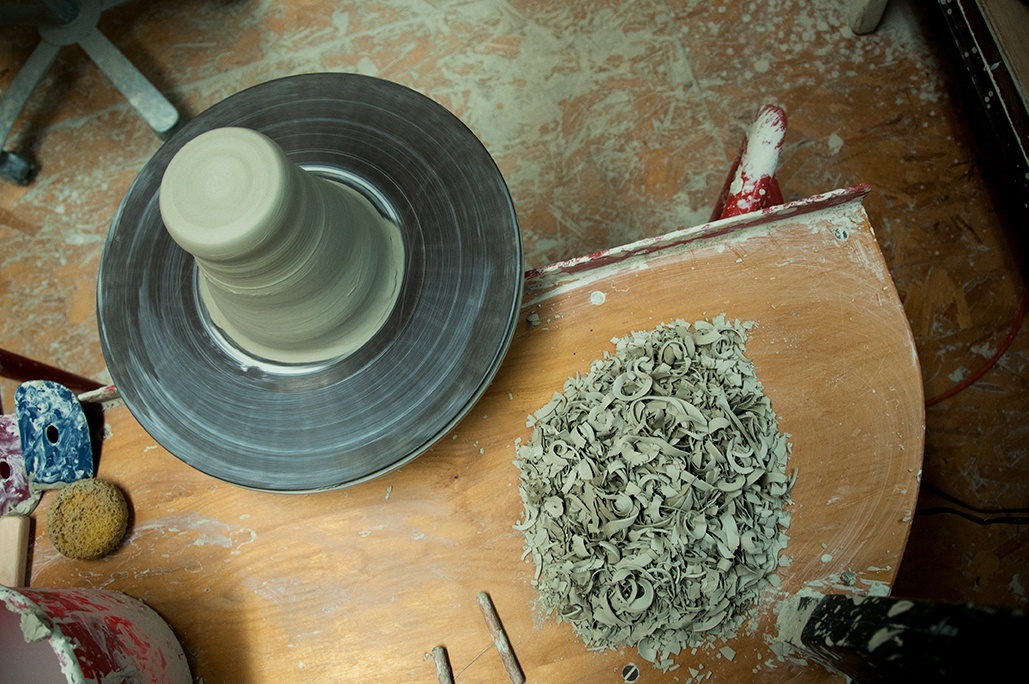 Clay-Spindel-and-Shavings