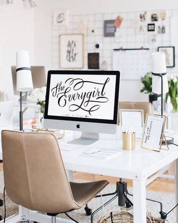 The Everygirl Instagram Office Photo